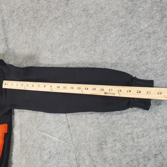 Vintage Appalachian Athletic House Cardigan Mens Small Black 1940s 50s Letterman - Picture 13 of 16